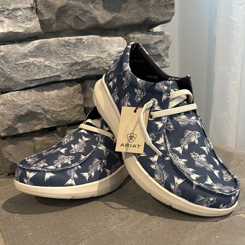 ARIAT Hilo Bonefish Blue,lightweight,flexible FLX Foam sole,stretch lace,textile
